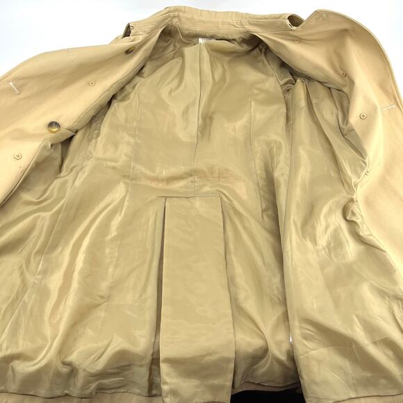 J‎ Crew Factory Women's Belted Double Breasted Tan Trench Coat - Picture 6 of 11